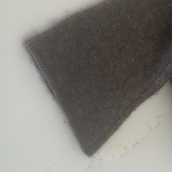 Cashmere open front sweater - Picture 6 of 7